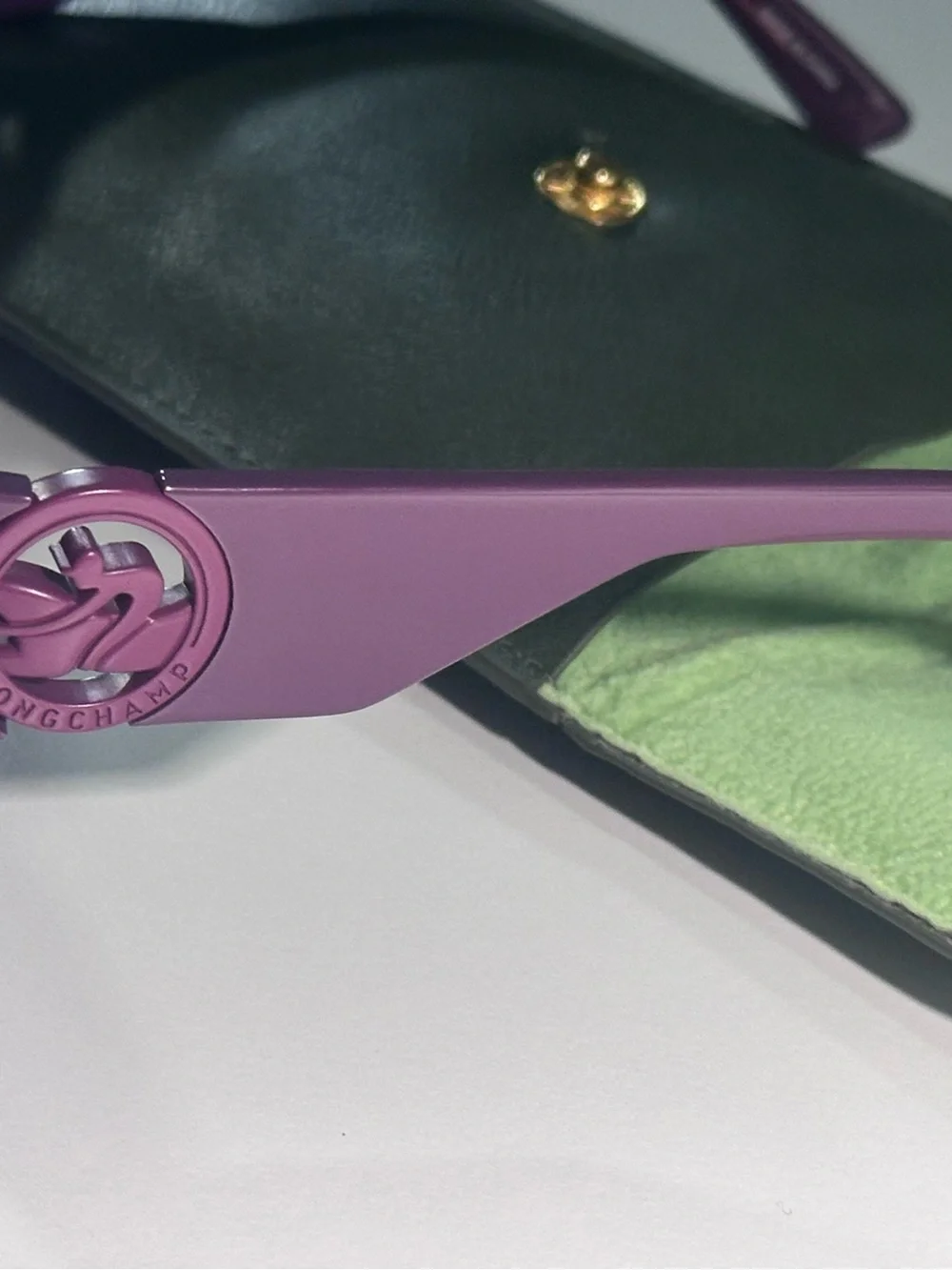 Women's Purple Rectangular Sunglasses - Longchamp